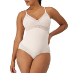 Maidenform Women's Shapewear, Tame Your Tummy Lace Shapewear, Firm Tummy Control, Wireless Shapewear Bodysuit