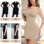 Ellareese Full Slip for Women Under Dress Shapewear Dress Tummy Control Slip Dress for Women