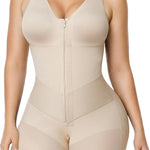 SHAPERX V-Shaped Fajas Colombianas Moldeadoras Enhanced Tummy Control Shapewear Postpartum Butt Lifter Full Body Shaper