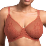 HSIA Minimizer Bras for Women Large Bust Full Coverage Lace Plus Size Bra - Mermaid Scales