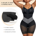 YIANNA V-Shaped Postpartum Fajas Colombianas Moldeadoras Enhanced Tummy Control Shapewear for Women Butt Lifter Faja Body Shaper,YA7567-Black-S