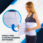 NYOrtho Post Surgery Abdominal Binder (Fits 30¨ - 45¨) - 9" Height, 3 Panel Waist Support Belt for Men & Women - Postpartum Belly Band - Tummy Tuck Compression Garment - MADE IN USA