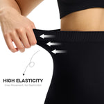 Eleady Shapewear Shorts Tummy Control - High Waisted Shaping Shorts Seamless Women's Shapewear Thigh Slimmers Compression Underwear Girdle - Black,Medium