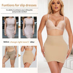 JOYSHAPER Half Slips For Under Dresses Shapewear Dress Slip Underneath Slip Dress Slip Skirt For Women High Waist Slip Body Shaper Nude 2XL