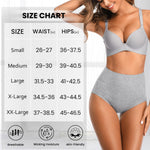 IROCUE High Waisted Underwear for Women Tummy Control Full Coverage Cotton Ladies Panties Soft Stretch Briefs MultiPack-M