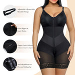 YIANNA V-Shaped Postpartum Fajas Colombianas Moldeadoras Enhanced Tummy Control Shapewear for Women Butt Lifter Faja Body Shaper,YA7567-Black-S