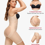 Nebility Open Bust Shapewear Bodysuit for Women - Full Body Shapewear Faja Body Shaper Tummy Control Girdle