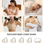 BRABIC Post Surgery Bra for Women Surgical Compression Bra Nude