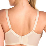 HSIA Minimizer Bras for Women Large Bust Full Coverage Lace Plus Size Bra - Mermaid Scales Light Beige