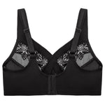 Glamorise Full Figure Plus Size MagicLift Minimizer Bra Wirefree #1003 Black