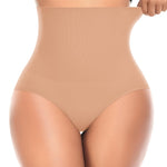 Werena Tummy Control Shapewear for Women High Waisted Body Shaper Briefs Slimming Girdle Shaping Underwear(#A1 High Waist Latte(seamless),XX-Large)