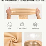 FeelinGirl Women Shapewear Tank Top Tummy Control Compression Tanks V Neck Seamless Body Shaper Camisole Tops for Women Tuscan L