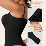 Werena Strapless Shapewear Bodysuit for Women Tummy Control Seamless Thong Body Shaper with Removable Straps Under Dress (Black,S)