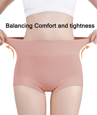 Miajiins Postpartum C Section Compression Cotton Underwear High Waisted Full Coverage Panties M101-3RS-7