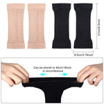 SATINIOR 2 Pairs Arm Shapers for Plus Size Women, Wraps Slim Upper Arm Sleeves Compression