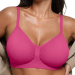 OEAK Bralettes for Women with Support Comfortable Wireless Bras Seamless Bralette No Underwire Bra Cute Everyday Tshirt Bras S Hot