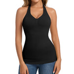JOYSHAPER Women Tummy Control Shapewear Tank Tops Halter Compression Camisole Slimming Body Shaper Camisole