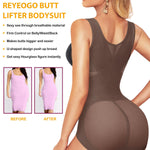 REYEOGO Shapewear Bodysuit for Women Tummy Control Butt Lifter Panty Hi-Waist Trainer Stomach Body Shaper Slimming Girdles(Chocolate Brown, X-Large)