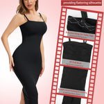 SLIMBELLE Strapless Shapewear for Women Under Dresses Tummy Control Slip Dress Seamless Full Body Shaper Black XL