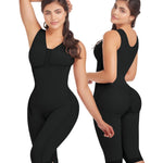 FAJAS DISENOS D'PRADA DELIÉ - Post Surgery Stage 2 Shapewear for Women High Compression Colombian Full Body Faja Knee Length