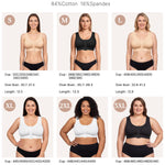 BRABIC Surgical Bra Front Closure - Comfort Compression Mastectomy Bras for Women Post Surgery with Full Coverage (Beige,Small)