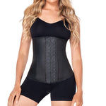 Ann Chery Corset Waist Trainer for Women’s Weight Loss - Colombian Waist Cincher - 2 Hook Latex Body Shaper (Black, Large / 36)