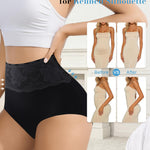 SIONCY Tummy Control Underwear High Waisted Seamless Womens Underwear Postpartum Full Coverage No Show Breathable Ladies Panties Mutipack, Color A, L