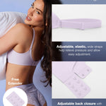 Popilush Wireless Bras for Women No Underwire Seamless Bralettes Everyday Comfort Tshirt Padded Bra Purple