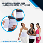 NYOrtho Post Surgery Abdominal Binder (Fits 30¨ - 45¨) - 9" Height, 3 Panel Waist Support Belt for Men & Women - Postpartum Belly Band - Tummy Tuck Compression Garment - MADE IN USA