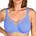 HSIA Minimizer Bras for Women Plus Size, Full Coverage Coolcomfort T Shirt Unlined Bra with Underwire for Heavy Breast, Sky Blue 38DDD