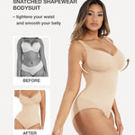 Lover-Beuaty Seamless Shapewear Bodysuits for Women Tummy Control Body Suit V Neck Seamless Body Shaper Black