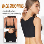 MISS MOLY Chest Brace Push up for Woemn Posture Corrector Shapewear Tops Sleeveless Back Shaper Vest- Black 3XL