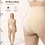 Ousmile Shapewear for Women Tummy Control Seamless Underwear Panties High Waist Body Shaper Cotton Spanks Girdle Under Dress Nude