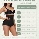 Niceuare Tummy Control Shapewear for Women Seamless High Waisted Slimming Body Shaper Panties Shapewear Shorts Under Dress（Black，Large）