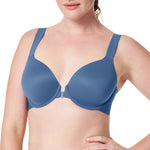 SPANXsmooth Bra-Llelujah Lightly Lined Full Coverage - T-Shirt Bra - Front Closure - Smart Stretch Straps - Indigo Haze - 36C