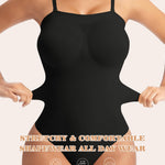 Werena Strapless Shapewear Bodysuit for Women Tummy Control Seamless Thong Body Shaper with Removable Straps Under Dress (Black,S)