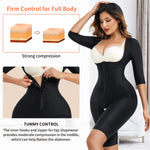 LANCS Shapewear for Women Tummy Control Fajas Colombianas Body Shaper Waist Trainer Post Surgery Compression Garment(Black, Large)
