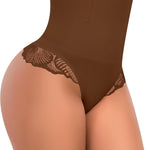 Werena Tummy Control Thong Shapewear for Women Seamless Shaping Underwear High Waist Body Shaper Panties Panty Girdle