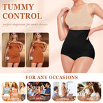 Werena Tummy Control Shapewear for Women Shaping Panties Underwear High Waisted Cincher Body Shaper Slimming Panty Girdle (#1 Black-high Waist,Small)
