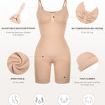 Lover-Beauty Bodysuit for Women Tummy Control Shapewear Seamless Butt Lifter Full Body Shaper Beige XS/S