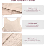 SHAPSHE Waist Trainer for Women Tummy Control Workout Waist Cincher Corset Shapewear Body Shaper Adjustable Shoulder Strap