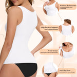 Lynclare Compression Tanks for Women -Tummy Control Shapewear for Women -Shapewear Tank Top Camisole -Body Shaper M