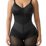 YIANNA V-Shaped Postpartum Fajas Colombianas Moldeadoras Enhanced Tummy Control Shapewear for Women Butt Lifter Faja Body Shaper,YA7567-Black-S