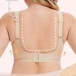 Gailife Womens Seamless Wireless Supportive Lift Bra Push Up Comfort Plus Size Bra No Underwire Full Coverage Tshirt Bralette, Skin, XL