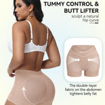 SHAPSHE Tummy Control Shapewear Shorts Butt Lifting Panties Compression Underwear Women Curvy Faja Colombianas Moldeadoras Bbl Shorts Panty Faja Control Abdomen Low Back Shapewear Tan