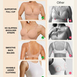 Popilush Bras for Women No Underwire Supportive Comfortable Bralettes Plus Size Bra