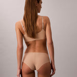 Calvin Klein Invisibles Comfort Seamless Adjustable Skinny Strap Bralette Bra Bare