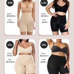 SHAPERX Tummy Control Underwear for Women – Mid-Waisted Seamless Shapewear Shorts Anti-Rolling Body Shaper Under Dresses