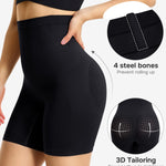 Eleady Shapewear Shorts Tummy Control - High Waisted Shaping Shorts Seamless Women's Shapewear Thigh Slimmers Compression Underwear Girdle - Black,Medium