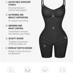 FeelinGirl Plus Size Faja Seamless Body Shaper with Tummy Control and Back Support Shapewear Body suit Black XL/XXL